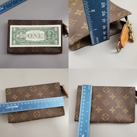 LOUIS VUITTON Classic Vintage Pouch Monogram print